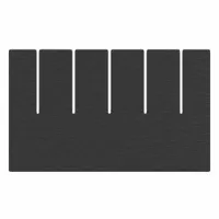 QUANTUM STORAGE SYSTEMS Divider: 6 in x 4 in, Plastic, Conductive, 2TB28, DG91050CO (MPN DS91050CO)