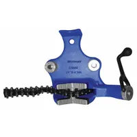 WESTWARD Bench Chain Vise: 0.25 in – 6 in Pipe Size Range, 4 1/2 in Max Ht, 3 1/2 in Min Ht, Metal