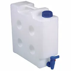 Slimline Rectangular Carboy with Spigot, 2.64 gal, Polypropylene, 335 mm x 125 mm x 335 mm