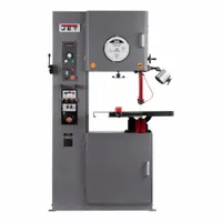 JET Band Saw: 20 in Throat Dp - Vertical, 70 to 1700 SFPM, 15° Left/45° Right, 15 A, 1 Phase, 230V (MPN JT1-1377)