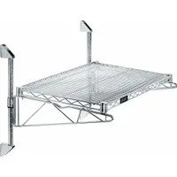 APPROVED VENDOR Wire Wall Shelf: 36 in x 14 in, 1 Shelves, 800 lb Load Capacity per Shelf, Post (MPN GACB14-14-1436S)