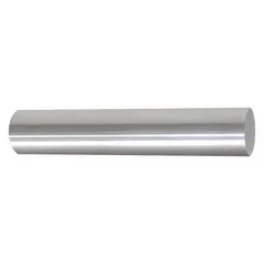 This fractional-inch carbide drill bit blank has a 3/4 in diameter with a tolerance of +0.0000/-0.0005 in and a 3 1/2 in overall length. The ground finish provides a smooth surface suitable for custom tool grinding, reaming, or use as a wear-resistant dowel pin in precision jigs and fixtures.