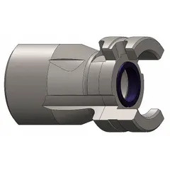 This brass quick-connect air coupling plug features a sleeve locking mechanism for secure connections in pneumatic systems. With a 3/4"-14 thread size and 3/4" hose fitting, it is suited for use with air tools, compressors, and hose assemblies requiring frequent coupling and uncoupling.