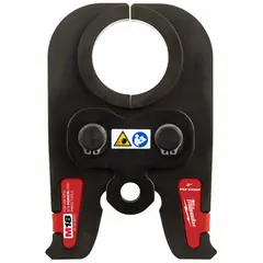 Steel press jaw for 2 in PEX pipe, compliant with ASTM F1807/F2159. Compatible with standard and extended press tools for crimping PEX fittings in plumbing and hydronic heating systems.