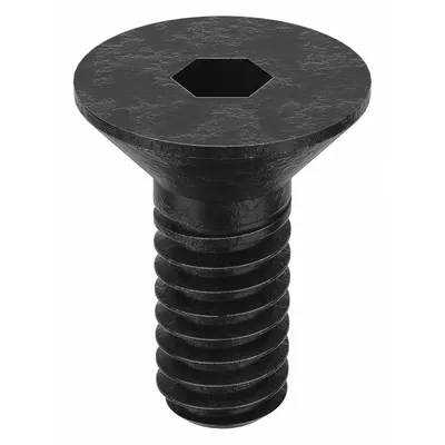 KERR LAKESIDE Socket Flat Head Screw: #5-40 Thread Size, 1/4 in Lg, Flat, Black Oxide - Flat Head Socket Cap Screws