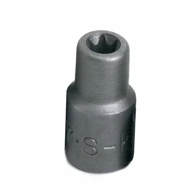 SK PROFESSIONAL TOOLS Socket: 1/4 in Drive Size, E5 Socket Size, External Torx, Std - 1/4" Drive External Torx Hand Sockets