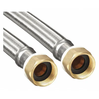 KISSLER Water Heater Connector: 5/16 in Hose Inside Dia., 250 psi, PVC, Copper - Water Heater Connectors