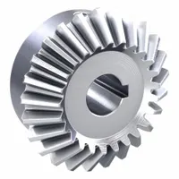 Miter Gear: For 90° Shaft Angle, Module m 2.5, 25 Teeth, Stainless Steel, 16 mm Bore Dia (MPN SUMA2.5-25)