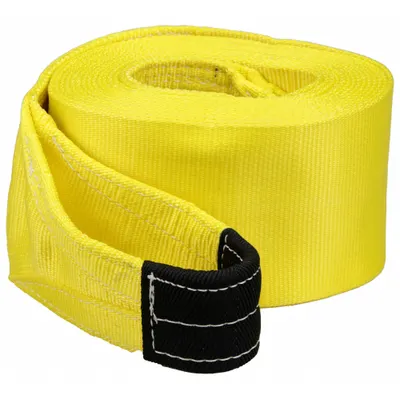 LIFT-ALL RS1806NGX30 Recovery Strap, 30 ft x 6 in, Yellow, 1-Ply Nylon - Recovery Straps