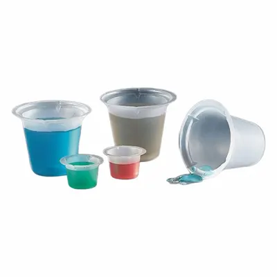 OEM Low Form Plastic Beaker, Polystyrene, Translucent, 10 mL, Non-Sterile, MPN 3602 - Low Form Plastic Beakers Without Handles