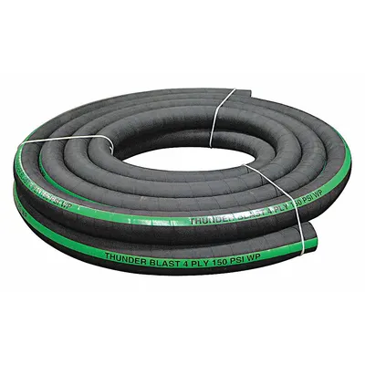 THUNDERBLAST Pressure Feed Blasting Hose 1-1/2 in ID x 50 ft L - Pressure-Feed Blasting Media Hoses
