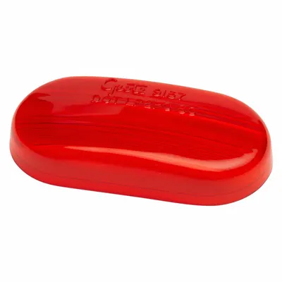 GROTE Replacement Lens: Oval, Clearance and Marker Light, 2 in Ht - Vehicle Lighting - Oval Replacement Lenses
