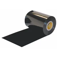 Label Printer Ribbon: Zebra, 3.16 in Ribbon Wd, 1,476 ft Ribbon Lg, 1 in Core Dia., Black, Wax, 6 PK (MPN 35YP27)