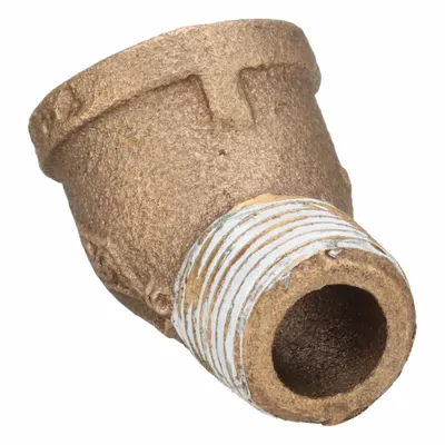 OEM APPROVED VENDOR 45° Brass Elbow with PTFE Thread Sealant - Threaded Low-Pressure Pipe Fittings for Potable Water with Thread Sealant