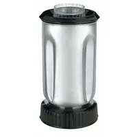 WARING COMMERCIAL Blender Container with Lid and Blade: 32 oz Container Capacity, Black/Silver (MPN CAC37)