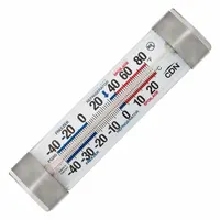 CDN Refrigerator/Freezer Thermometer: Refrigerator/Freezer, Non-Mercuric Column, 4 7/8 in Overall Lg (MPN FG80)