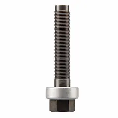 Draw stud for use with professional knockout tools. Features a 3/4 in diameter and 3 in length. Designed for creating holes in sheet metal up to 10 ga steel. Commonly used in electrical panel fabrication and enclosure work.
