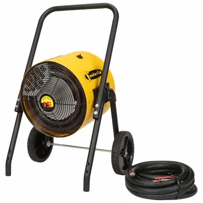 FOSTORIA Portable Salamander Heater,240V AC (MPN H15-FES-3E) - Portable Salamander Electric Jobsite & Garage Heaters