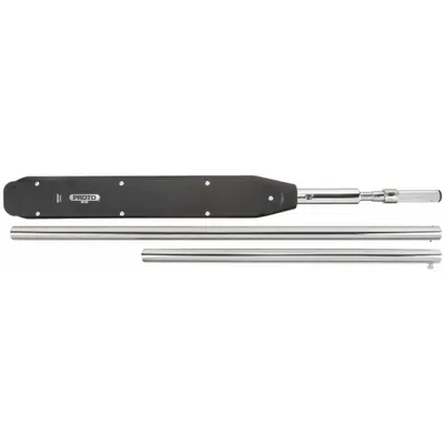 PROTO Micrometer Torque Wrench: 1 in Drive Size, 400 ft-lb to 2000 ft-lb - Non-Insulated Micrometer Torque Wrenches