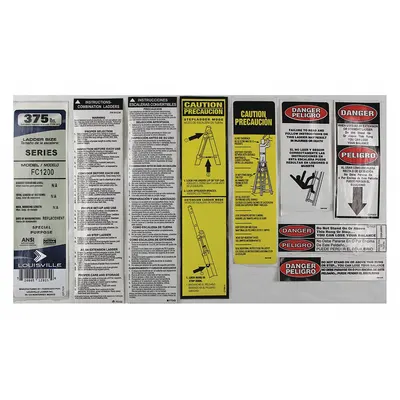 LOUISVILLE Label Kit, For FC1206/FC1207/FC1208, PK-FC1200 - Material Handling Parts