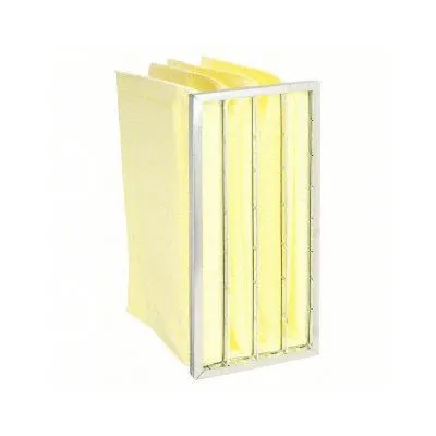 OEM Pocket Air Filter: 24 in x 12 in x 15 in, MERV 15, Yellow, Synthetic - MERV 15 Pocket Air Filters