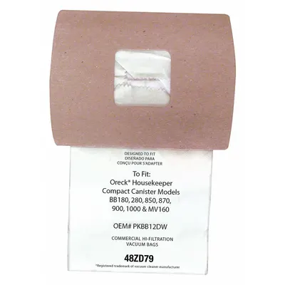 OEM APPROVED VENDOR Canister Vacuum Bag - Canister Vacuum Bags