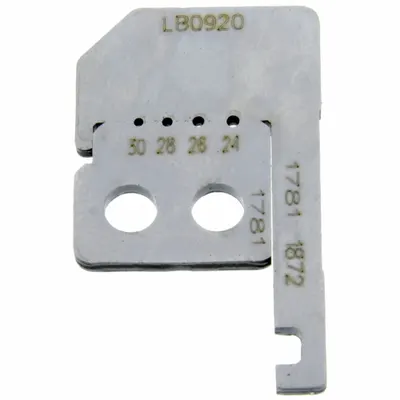 IDEAL Wire Stripper Replacement Blades: 1 2/5 in Overall Lg, Steel, Less than 6 in