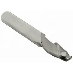Carbide ball end mill with 3/4" diameter, 2 flutes, 1-1/2" length of cut, and 4" overall length. Suitable for 3D contouring, slotting, and profiling in ferrous and non-ferrous materials.
