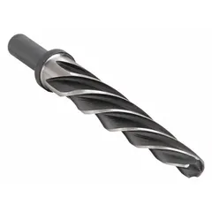 This depth-limiting car reamer is made from high speed steel and has a 15/16 in diameter. It is used in automotive and general machining to enlarge and finish holes to a precise diameter. The depth-limiting design helps control reaming depth for consistent hole sizing in metal components.
