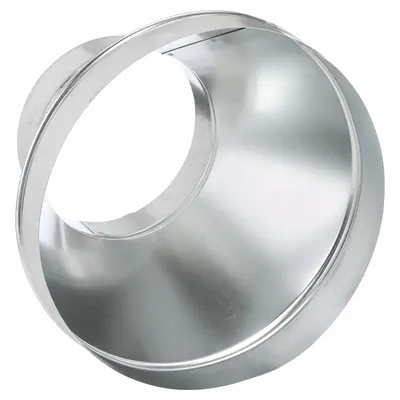 GREENSEAM Duct Reducer: Steel, For 14 in Dia, 8 in Lg, 14 in Inlet Dia, 8 in Outlet Dia - Reducers
