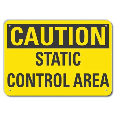 LYLE Caution: Static Control Area Sign - Caution: Static Control Area Signs
