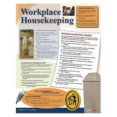 SAFETYPOSTER.COM Workplace Housekeeping Poster - Workplace Housekeeping Posters
