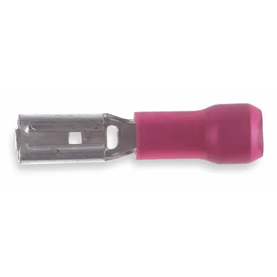 STA-KON Wire Disconnect: Female Socket, Red, Nylon, Partial Coverage - Partially Insulated Quick Disconnects