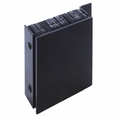 IDEAL WAREHOUSE INNOVATIONS Dock Bumper: Square, 14 in x 12 in x 4 in Bumper, Laminated Rubber, Steel - Steel-Face Dock Bumpers