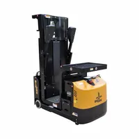 BIG JOE Personnel Lift: Battery, Drivable, 13.5 ft Elevated Platform Ht, 20.5 in x 31.5 in (MPN J1-162)