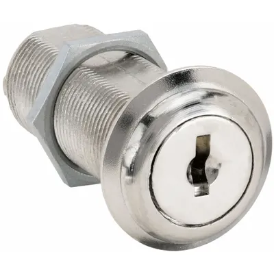 COMPX NATIONAL Cam Lock: Std Keyed Cam Lock, Master Keyed, Zinc Die-Cast, Nickel (MPN C8060-MKKD-14A) - Keyed Cam Locks