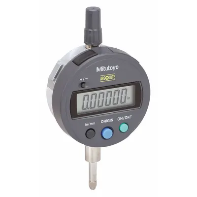 MITUTOYO 543-783-12 Digital Indicator with Non-Removable Flat Back - Digital Indicators with Non-Removable Flat Back