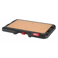 MILWAUKEE PACKOUT Workstation Top: 23 7/8 in W x 2 in H x 15 3/8 in L, Polymer/Wood, Black (MPN 48-22-8488)