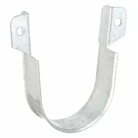 This side mount strap is designed to secure 2-inch pipe to walls or structural surfaces. Made from zinc-plated steel for corrosion resistance, it is used in piping systems for support and routing