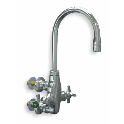 WATERSAVER FAUCET COMPANY L214-55WSA Centerset Laboratory Faucet - Widespread Laboratory Faucets