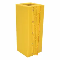APPROVED VENDOR Column Protector: 5 in, 5 in, 5 in, 5 in, Square, 5 in Compatible Column Dia, Vinyl (MPN V-PAD-S-35-Y)