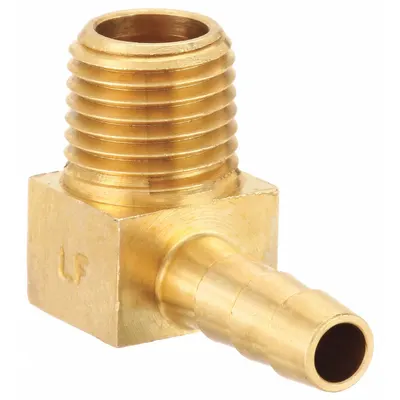 OEM Low-Lead Brass Rigid Barbed Hose Fitting - Low-Lead Brass Multipurpose (Air, Water, Chemical) Rigid Barbed Hose Fittings