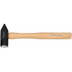 This standard cross-peen hammer features a 2 1/2 lb head and a 1 5/8 in face diameter, with an overall length of 14 in. The plain grip provides a secure hold for shaping and striking metal in forging, fabrication, and general metalworking tasks.