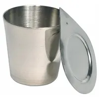 Crucible: 15 mL Capacity - mL, 32 mm Dia, 29 mm Overall Ht, Polished, Nickel (MPN NCR015)