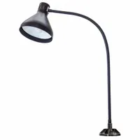 O.C. WHITE Task Light: LED, Power Cord, Gooseneck, 33 in Arm Reach, 810 lm Max Brightness, 5000K (MPN HDT-33GN-SD)