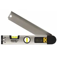 JOHNSON LEVEL Digital Angle Finder: 0°to 225°, Included, 2 Level, 12 in x 2 in, LCD, Aluminum, ±0.3° (MPN 1750-1200)