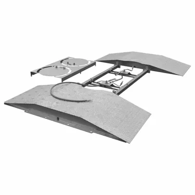 MOSMATIC Undercarriage Cleaner Ramp, Stainless Steel, 80.508 - Undercarriage Cleaners