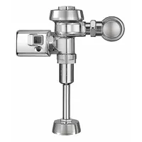 SLOAN Automatic Flush Valve: 1.5 gpf Gallons per Flush, Battery, 11 1/2 in Rough-In, Exposed, Top (MPN Sloan 186 DFB SMO)