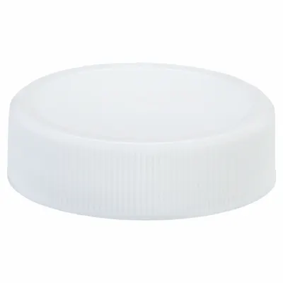 QORPAK Cap: 24 mm Dia, White, Polypropylene, F217, 24-410 mm Screw Closure Size - Screw On Caps