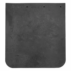 This pair of heavy-duty rubber mud flaps measures 18 by 20 inches and is designed for use on trucks and trailers. They help reduce road spray and debris thrown by tires, protecting other vehicles and improving road safety.
